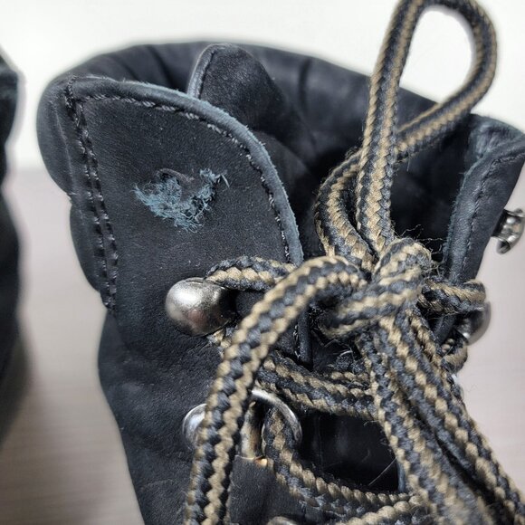 Steve Madden Gentra Lace-up Combat Boot, Black Leather, Womens Size 8.5 M - Picture 15 of 15